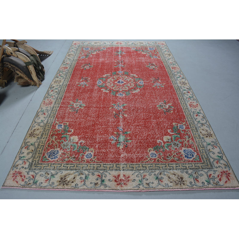 Tapis rétro, tapis turc, grands tapis 5,9 x 9,9 pi, tapis marocains verts, tapis de cuisine, tapis tissés à plat