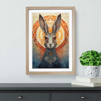 Hare Symbolism - Framed Print