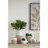 9.3X9x8.7 Inches Sand And Cement Coral Planter With Beige Finish, Vertical Ridged Design, Ideal For Trailing Plants In Home Decor Decorative Planter, Textured Appearance, Style Herbs Display