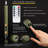 Fluted Ribbed Grooved LED Flameless Taper Candles, Remote, On/Off Button, Battery Operated, 6 Pack-291467145