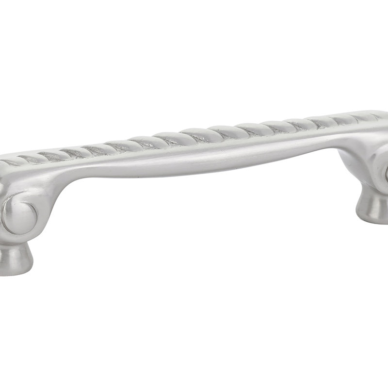 Rope Arch Pull, 4", Satin Nickel