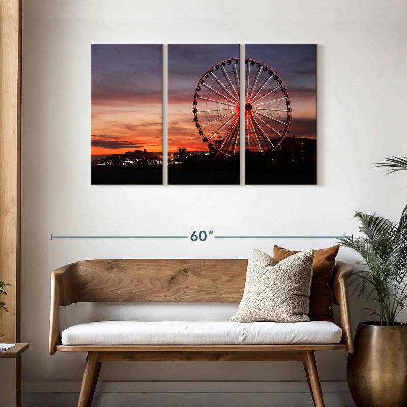 Grande roue de Kerner à Myrtle Beach, H 28 po x l 45 po