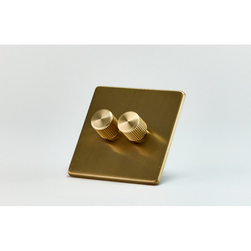 Accessoire double gradateur en laiton, Laiton, 4