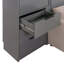 Lit escamotable avec rangement hydraulique, canapé, tablettes et tiroirs, éclairage DEL / USB-120771402