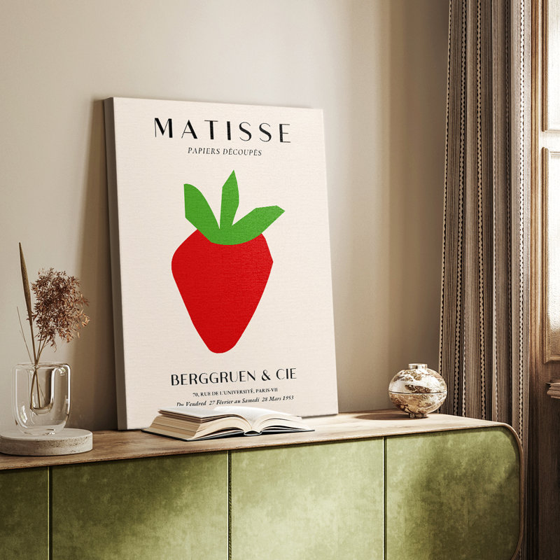 Matisse CL XXI, reproduction encadrée - galerie Cavas, H 18 po x l 12 po