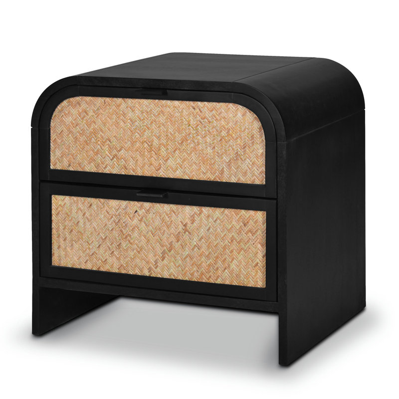  Andre Seville Nightstand in Black
