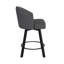 Tabouret de comptoir pivotant 25,98 po Drish-2066807737
