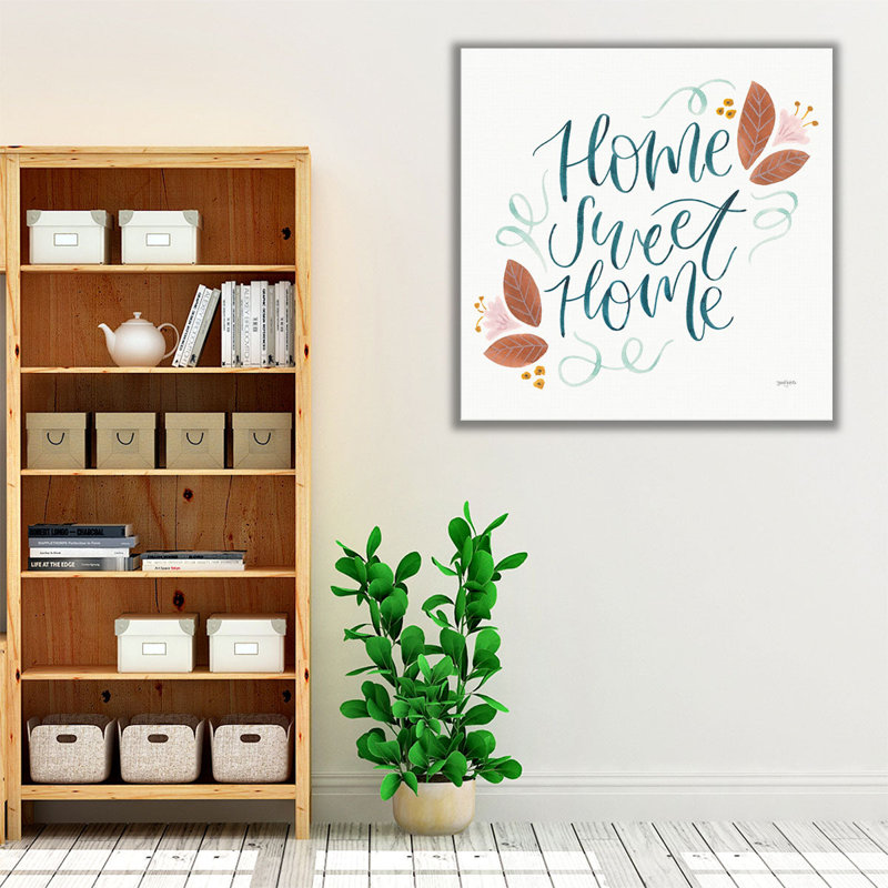 Home Sweet Home I - reproduction d'art sur toile, H 40 po x l 40 po