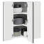 Vidaxl Kitchen Wall Cabinet White 57 X 57 X 80 Cm Engineered Wood-121217391