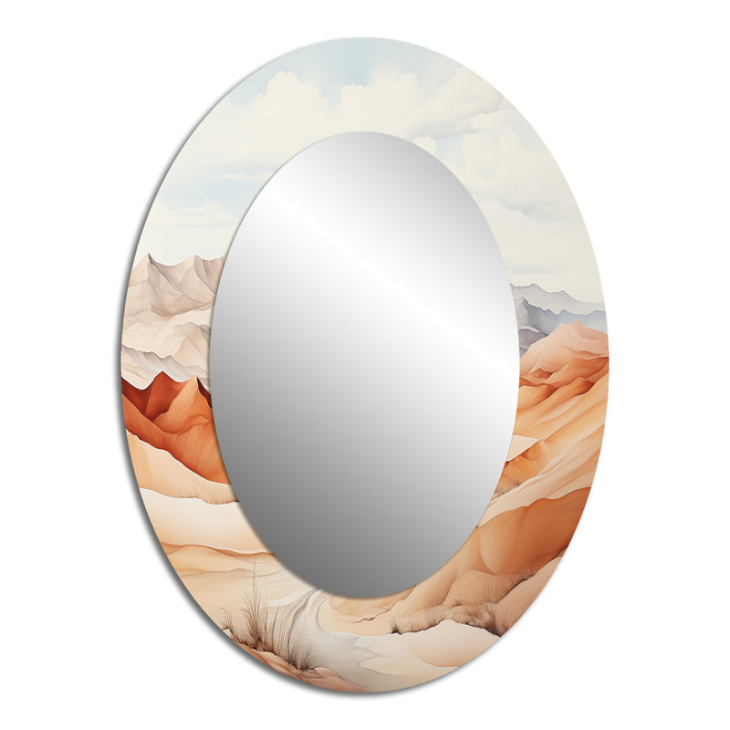 Miroir mural Saharas Desert Silence, 40 po x 30 po