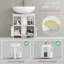 Overlea 60cm Single Bathroom Vanity Base Only-1078651467