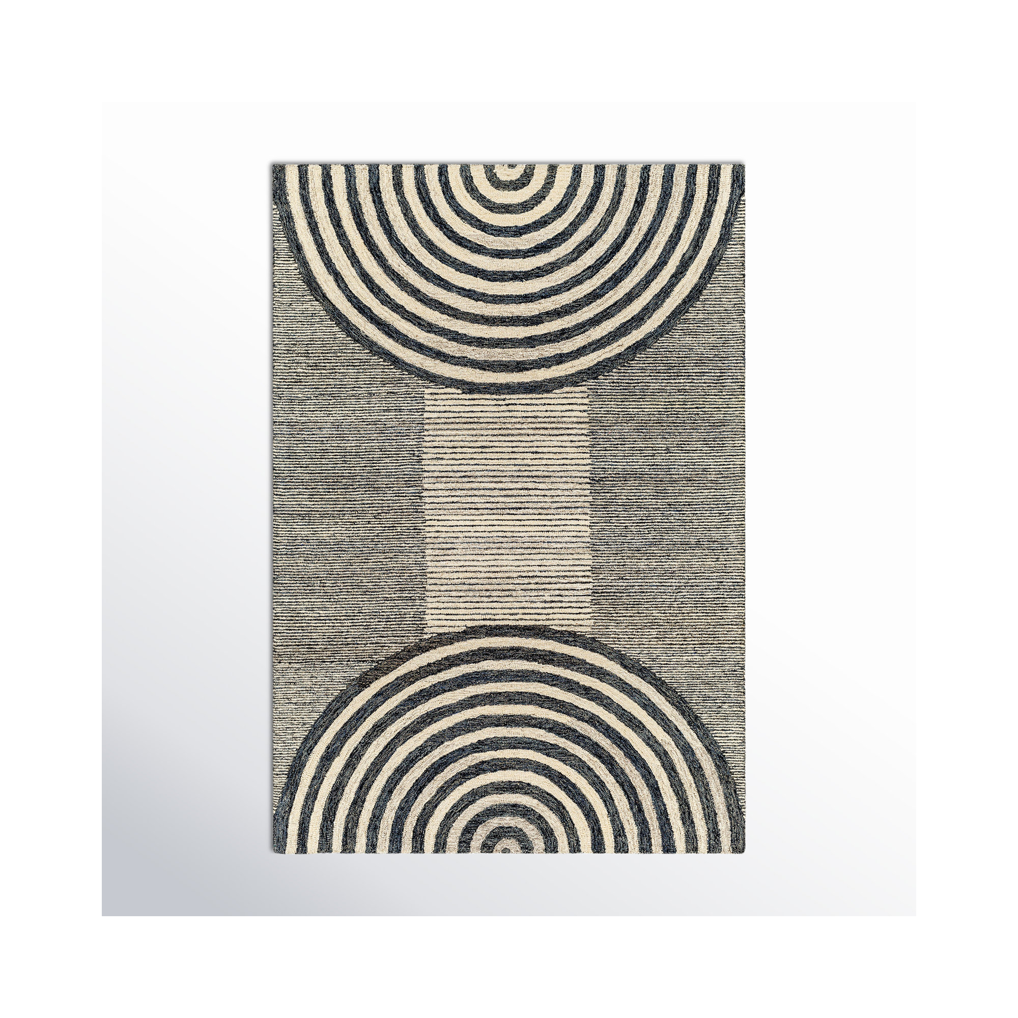 Uptown Handmade Wool Rug, Rectangle 2' x 3'