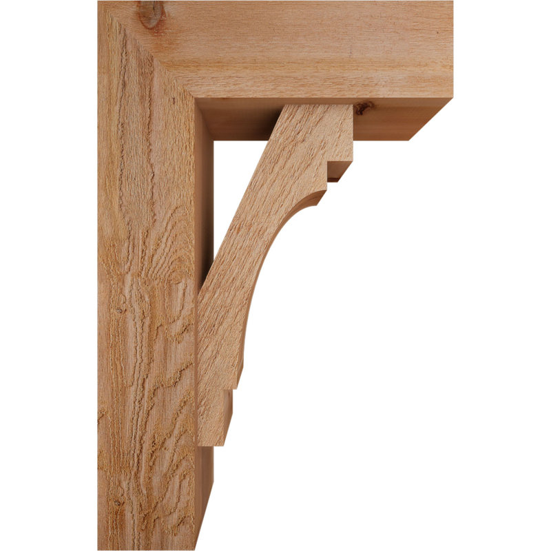 Support Merced Block avec support décalé, 34 x 22, Cèdre rouge occidental de l 8 po (scié brut)