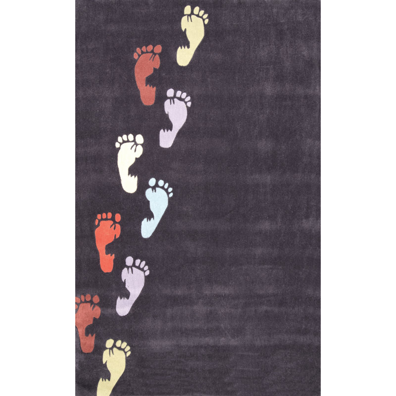 Tapis bleu marine Sepviva, 5 pi x 8 pi
