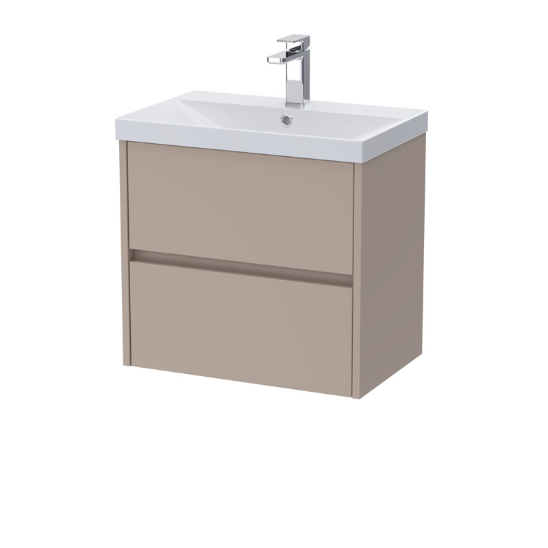 Havana Bathroom Vanity, Soft Linen, 61cm W