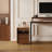 3-Drawer Solid Wood Nightstand with Pull-Out Shelf