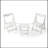Markitta 2 - Person Patio Dining Set with Rectangular Table-1101981200