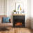 Tereza 29.7'' W Electric Fireplace & Mantel Package with 4600 BTU-914779036