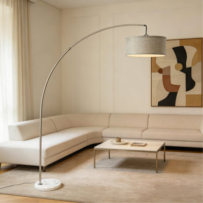Lampe sur pied arquée 78 po