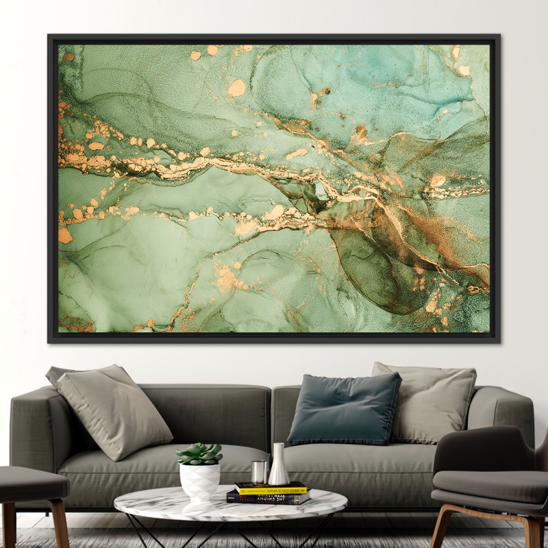Print on Canvas, Framed Print without Mat, Black, 40 cm H x 60 cm W