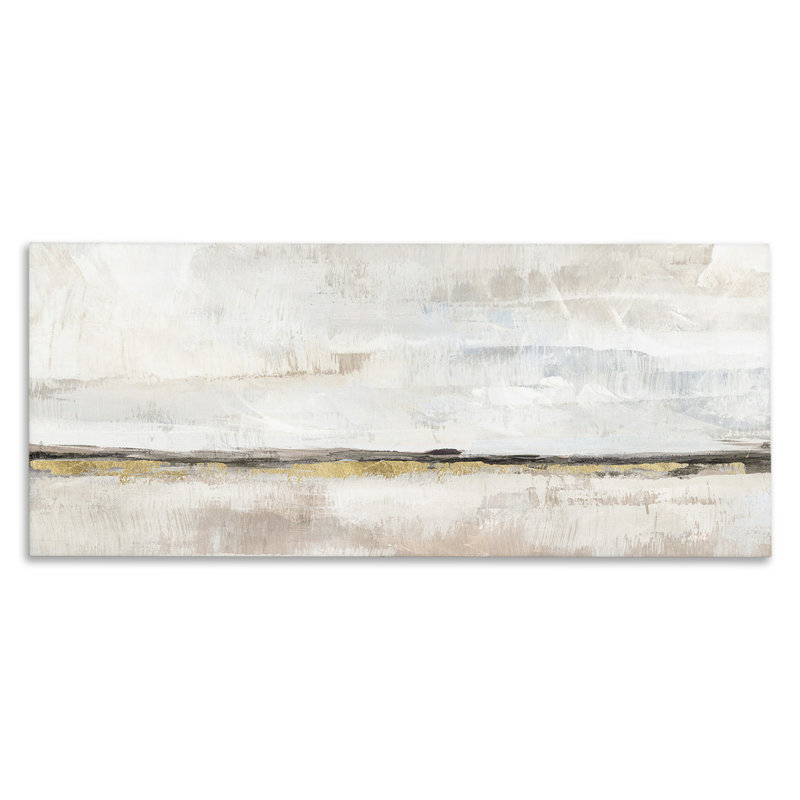 «Neutral Horizon Landscape» par Nina Blue, H 10 po x l 24 po