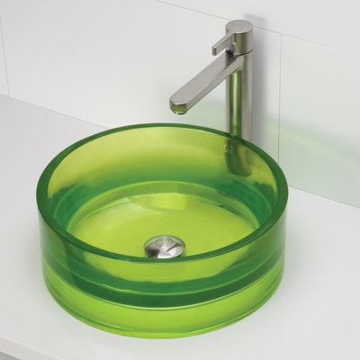 DECOLAV Incandescence 15.75'' Plastic Circular Bathroom Sink