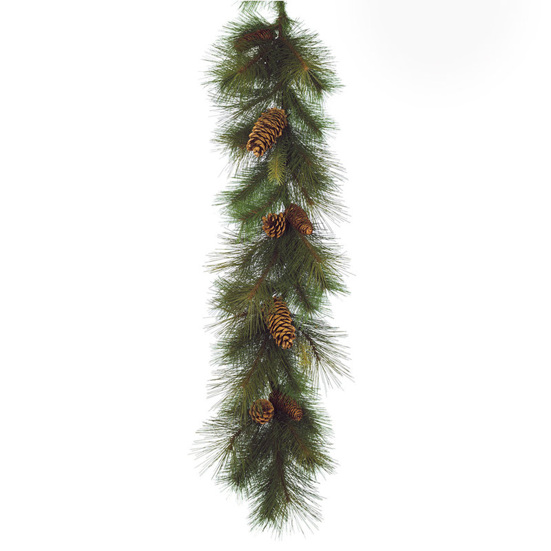 Artificial 72" Artificial Sugar Pine Garland