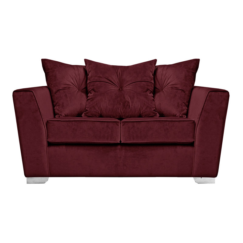 Quade Sofa, Dark Red, 4