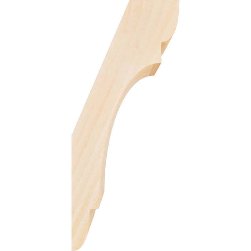 Attelle de genou olympique, Sapin de Douglas, Attelle lisse, H 14 po x l 3,5 po x P 6 po