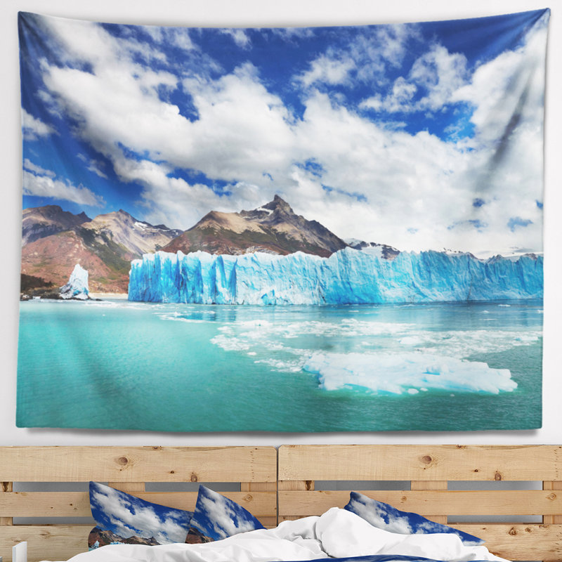 Photographie perito moreno glacier tapisserie, H 32 po x l 39 po