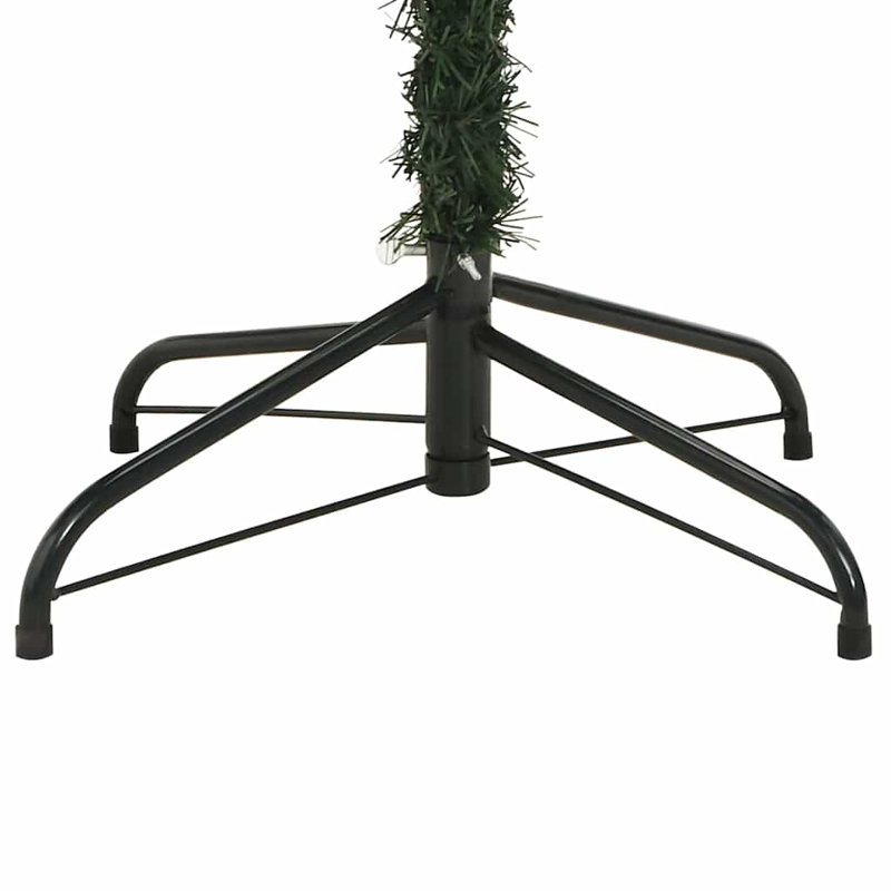 Artificial Hinged Christmas Tree with Cones, Pink, 7.87' H
