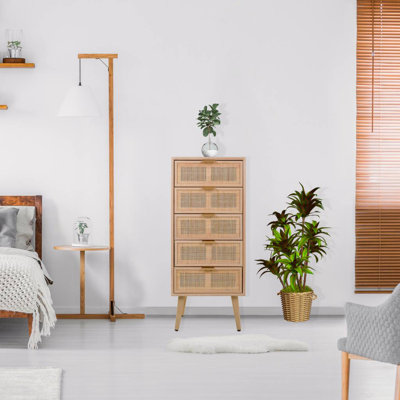 Florala 42 cm W Chest of 5 Drawers
