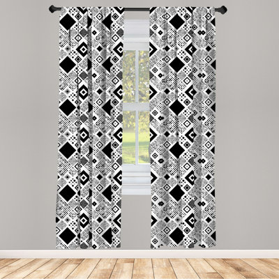Panneau coulissant semi-diaphane avec passe-tringle