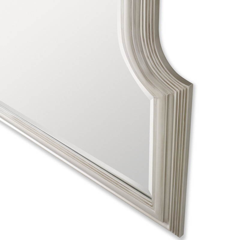 Archway Wood Flat Wall Mirror