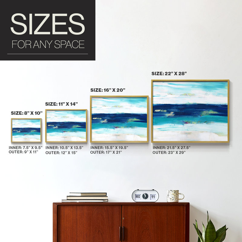 Above Us Only Sky -Framed Print - Restickable, 22" H x 28" W