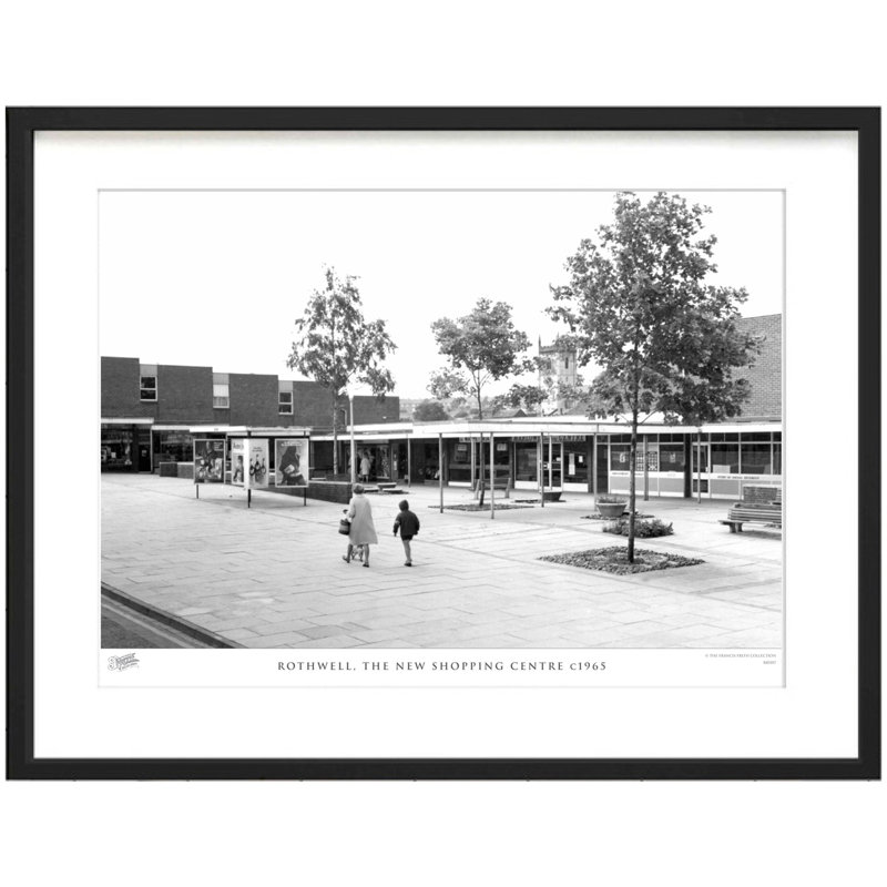 Rothwell, The New Shopping Centre C1965 by Francis Frith - Single Picture Frame Print, 28cm H x 36cm W x 2.3cm D