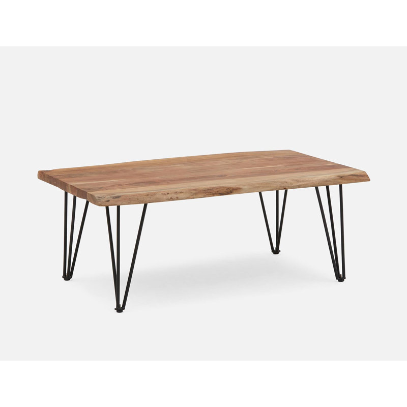 Solid Wood Top Coffee Table
