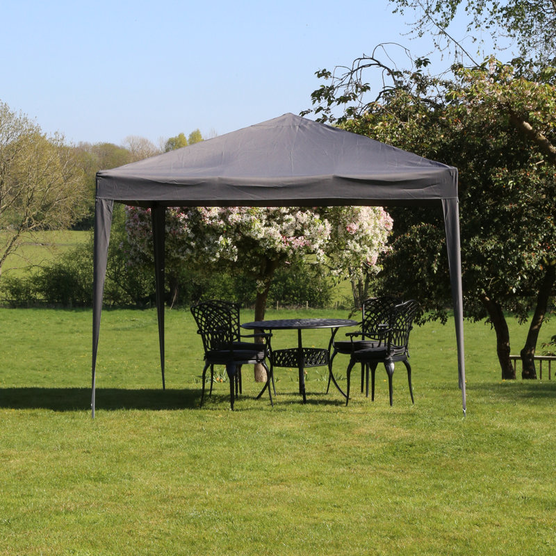 Francestown 3 x 3m Steel Pop-Up Gazebo, Grey