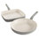 BergHOFF Balance 2Pc Nonstick Ceramic Specialty Cookware Set, Recycled Aluminum, CeraGreen, Moonmist