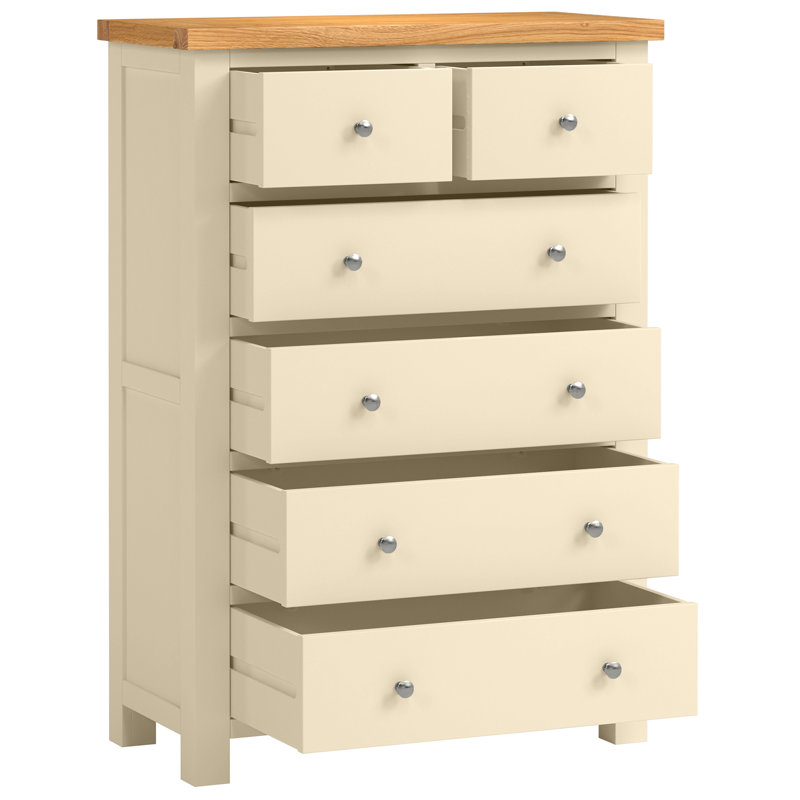 Oxford 85 cm W Chest of 6 Drawers
