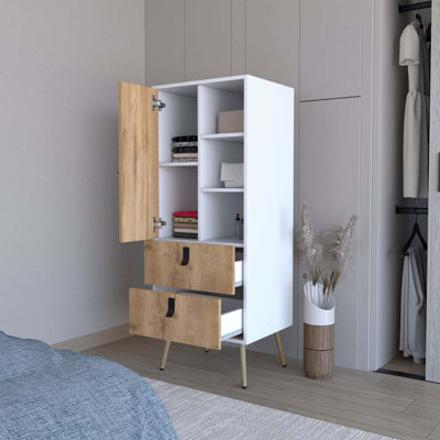 Commode haute 2 tiroirs