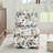 Flannel single dining chair with soft seat
