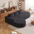 Modern Curved Sofa ,Chenille Upholstered Boneless Sectional Sofa Couch Set,Modular 108.5" L Shaped Sectional Living Room Sofa Set With 3 Pillows,Free Combination Sofa Couch For Living Room,Bedroom-1736596598-1736596599