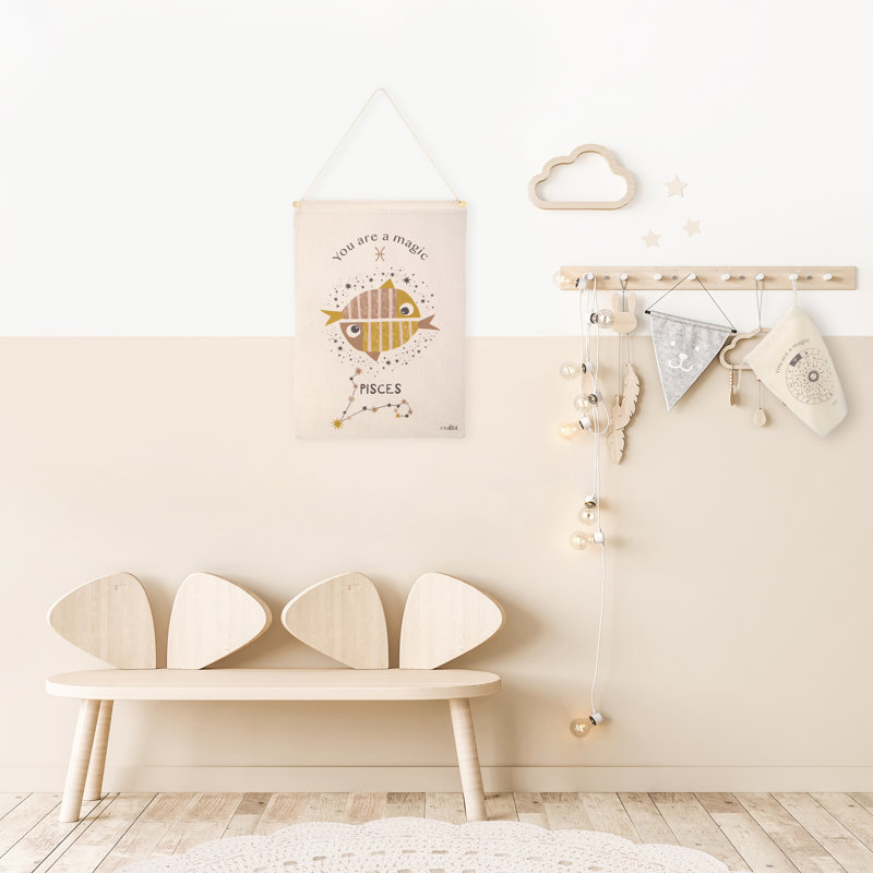 MUR PENDANT DE PETITS POISSONS