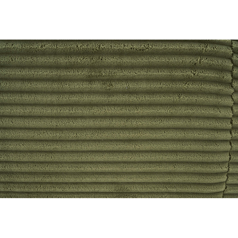 Canapé modulaire de 105 po avec canapé en forme de L et canapé-lit modulaire sans dossier de 105 po, Tissu vert, Vert