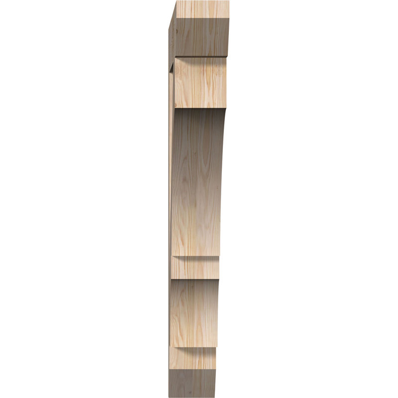 H 5,5 l, Sapin de Douglas lisse, L 5 1/2 po x P 38 po x H 44 po