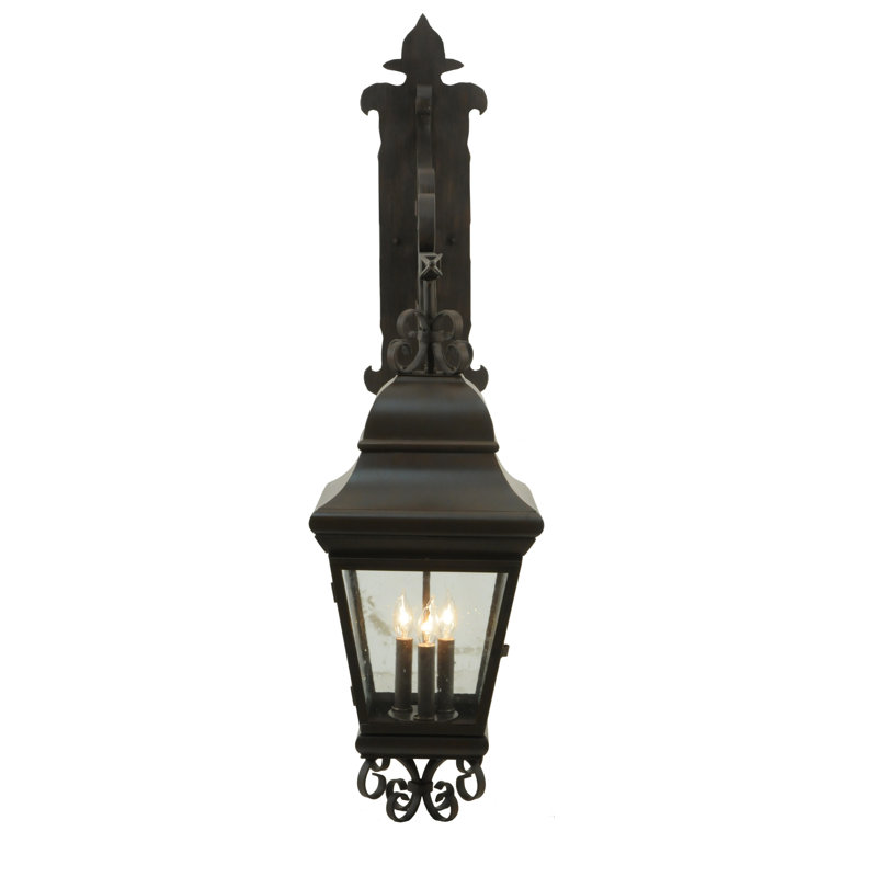 Monaco Solid Brass Armed Sconce