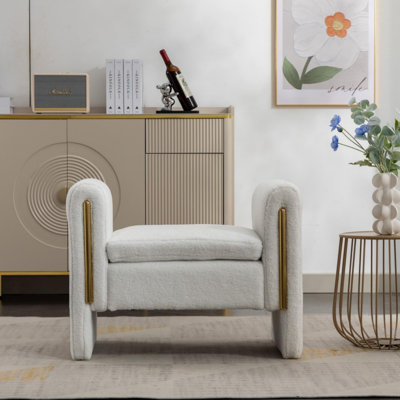 Banc de maquillage en velours
