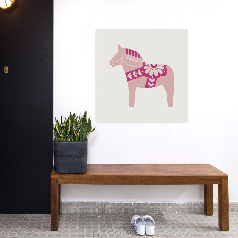 Art contemporain Art cheval contemporain, H 32 po x l 32 po