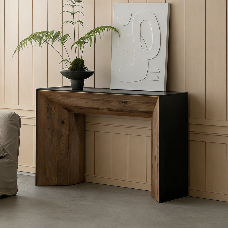 Simple Retro Solid Wood Console Table